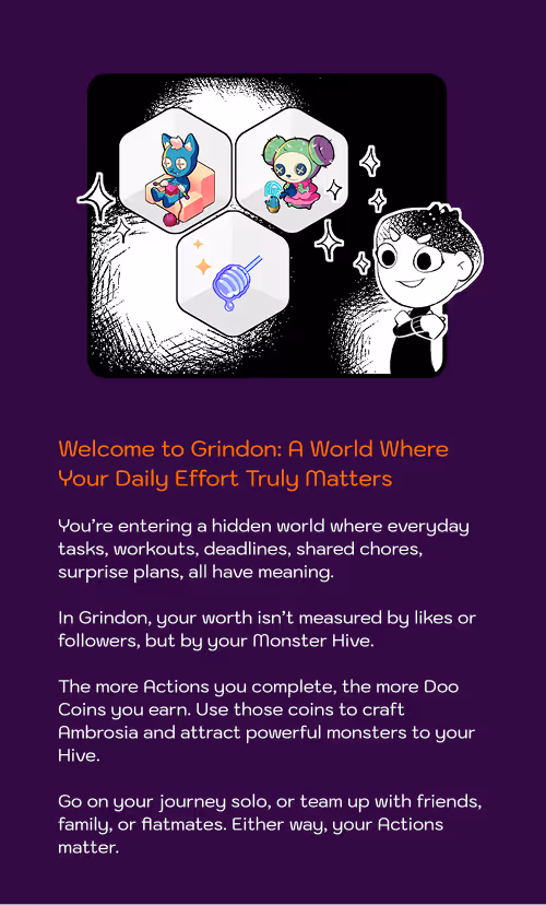 Pick N Doo story frame 1 vertical layout